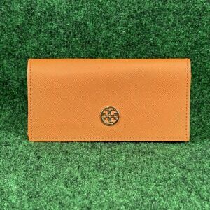 Tory Burch Sunglass Protector Eyeglasses Case Orange with Gold Logo‎ Travel